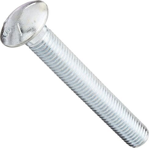 1/4-20 X 3 1/2 Carriage Bolts Grade 5 Coarse Zinc - Pack of 10 in Saudi Arabia