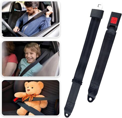 2 PCS Universal Seat Belt for Golf Cart, Go Kart,UTV, EZGO, Yamaha, Club Car,2 Point Adjustable Belts,54-Inch (Black) in Saudi Arabia