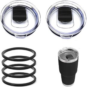 32 oz Replacement Lid for Yeti Lids, Splash Resistant 32 oz Straw Mug, BPA Free with 4 Silicon rubber Gaskets O-Ring (2 Pack) in Saudi Arabia
