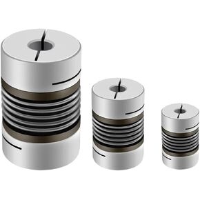 D65L81 اقتران مموج 8/10/12/14/16/18/20/22/25/28 ملم من سبيكة الألومنيوم CNC لعمود مقرنة السهول. in Kuwait