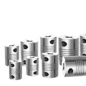 LR-B-D25L30 LR B D25L30 الألومنيوم مرنة عمود اللفات التوصيل موصل محرك مقرن من 5 مم إلى 12 مم تخصيص اقتران CNC مرن 1PCs (12mmx12mm) in Kuwait