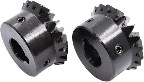 ترس محرك الصلب 1pcs 20Tooth الكربون الفولاذ نسبة التروس المستقيمة 1: 1 ثقب 5 مم - 15 مم TOPRENT M5 ناقل الحركة (8 مم) in Saudi Arabia