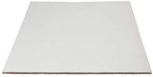 Single Wall Half Sized Sheet Cake Board Coated White, 19" Length x 14" Width | 50/Case in Saudi Arabia
