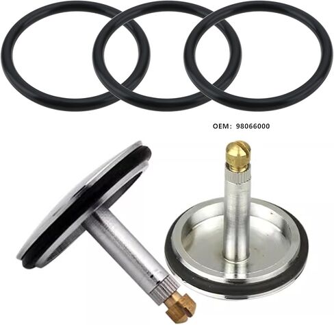 10pcs O-Ring Seals 43mm OD 36mm ID 3.5mm Width Replacement Part 98066000 Compatible with Hansgrohe Bathtub Drain Black in Kuwait