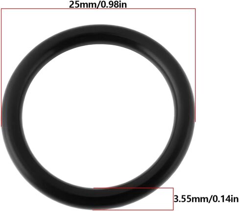 Sing F Ltd 10pcs O-Ring 25x3.55mm Ring Seal Ring متوافق مع John Deere 301a 302a 1020 1030 1040 1120 1140 1350 استبدال A4730R A-A4730R in Saudi Arabia