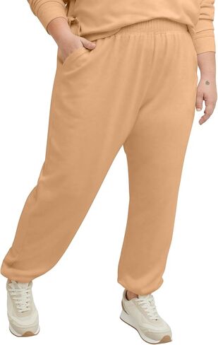 Hanes Originals Fleece Joggers, Soft-Brushed Sweatpants, Women's Loungewear, 29", Plus in Saudi Arabia