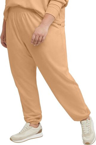 Hanes Originals Fleece Joggers, Soft-Brushed Sweatpants, Women's Loungewear, 29", Plus in Saudi Arabia