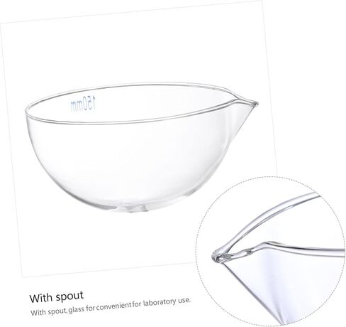 Pretyzoom Round Glass Glass Sigrating Dish 1 PC أداة تبخر مختبر قابلة لإعادة الاستخدام مع صنبور لمعالجة العينة الفعالة in Saudi Arabia