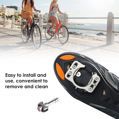 Road Bike Cleats, Aluminum Bike Cleat Cover, 1 Pair Quick Release Cycling Pedal Cleat Covers, Sturdy Cycling Shoe Cleats Converting Adapters Replacement for X1 X2 X5 in Saudi Arabia