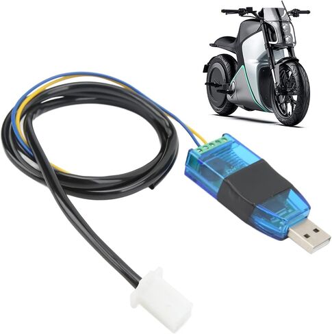 USB Programming Cable, 115200 Baud PC Programmable Electric Bike Drive Motor Conversion Kit for VOTOL Controller EM 150/2, EM 200/2, EM 260/2, Motorcycle Scooter Accessory in Saudi Arabia