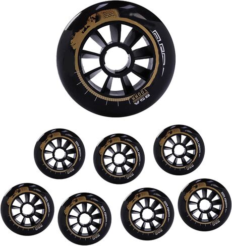 8 Pack 90mm 100mm 110mm Inline Skates Wheels 85A for Inline Speed Skates Indoor Outdoor Asphalt Street Durable Racing Rodas Good in Saudi Arabia