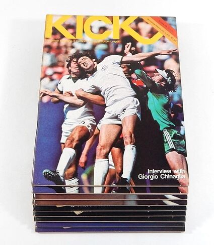 Lot of (9) Assorted 1978 Minnesota Kicks NASL Soccer Programs - NFL Programs in Saudi Arabia