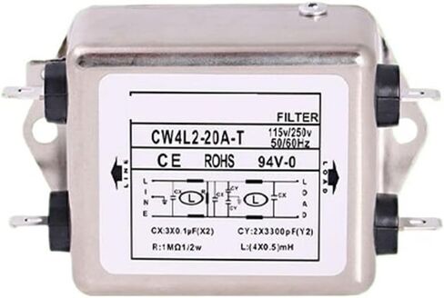 CW4L2-10A-T6A-T20A-T مرشح الطاقة إدراج 220V تنقية مضاد للمؤتمر (1A) in Saudi Arabia
