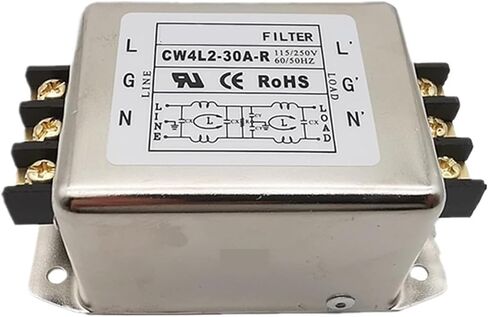 مرحلة واحدة 220V30A20A10A مرشح الطاقة CW4L2-30A-R كتلة (CW4L2-20A-RIMTINALBLOCK) in Saudi Arabia