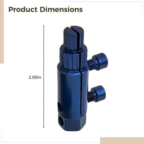 2 PCS أنبوب أنبوب المسمار طقم ، مزيل سبيكة الزنك القابلة للتعديل مع وجع وصندوق تخزين ، مصمم للسباكة والعمل الميكانيكي in Saudi Arabia