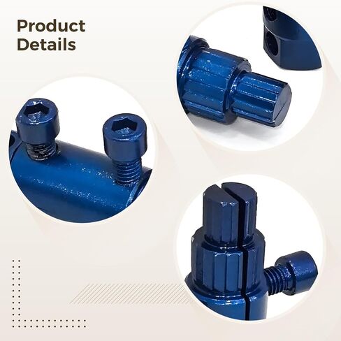 2 PCS أنبوب أنبوب المسمار طقم ، مزيل سبيكة الزنك القابلة للتعديل مع وجع وصندوق تخزين ، مصمم للسباكة والعمل الميكانيكي in Saudi Arabia