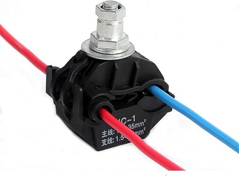Insulation Piercing Connector No-Peeling Cable Clamp Quick Splitter 1KV Main Line Section1.5-35mm2 Branch 1.5-10mm2 JC-1 1Pcs in Saudi Arabia