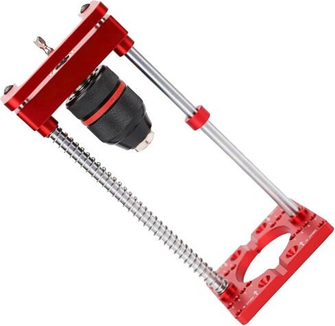 Aluminum Alloy Hand Electric Drill Fixing Bracket Holder 35mm Hinge Hole Locator for Accurate Woodworking Projects in Saudi Arabia