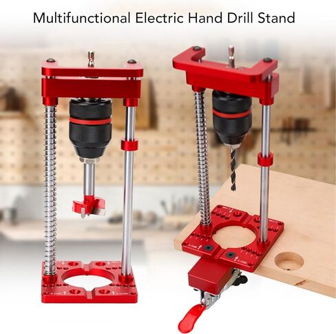 Aluminum Alloy Hand Electric Drill Fixing Bracket Holder 35mm Hinge Hole Locator for Accurate Woodworking Projects in Saudi Arabia