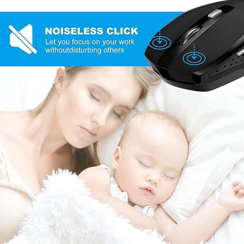 3 Pack Wireless Mouse, 2.4Ghz Wireless Mouse Computer Mouse1200DPI, 6 Buttons with Nano Receiver for Laptop,PC,Chromebook,Computer,Notebook,Office (Red) in Kuwait