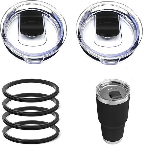 32 oz Replacement Lid for Yeti Lids, Splash Resistant 32 oz Straw Mug, BPA Free with 4 Silicon rubber Gaskets O-Ring (2 Pack) in Saudi Arabia
