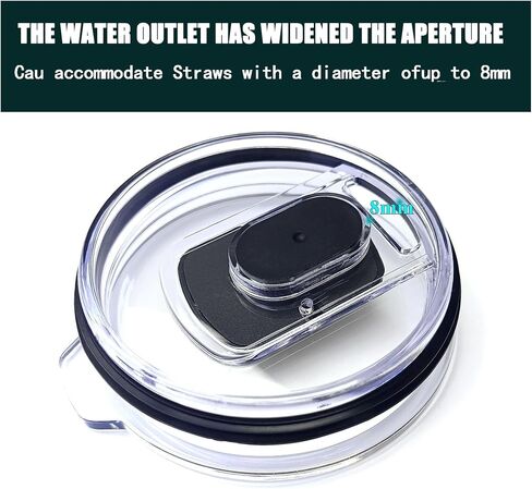 32 oz Replacement Lid for Yeti Lids, Splash Resistant 32 oz Straw Mug, BPA Free with 4 Silicon rubber Gaskets O-Ring (2 Pack) in Saudi Arabia