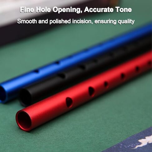 HUIOP Flute, C-Key Irish Whistle,Irish Whistle C Key 6-Hole Key of C 6 Holes Flute Penny Whistle Tin Whistle Wind Musical Instruments for Student Beginners Intermediates Experts, Gold in Saudi Arabia