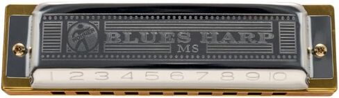 Hohner Blues Harp ، Silver (M533036p) in Saudi Arabia