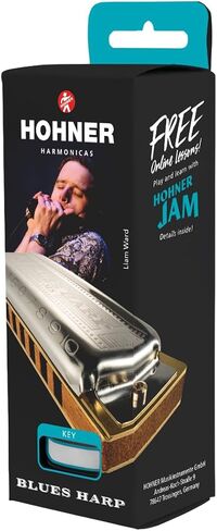 Hohner Blues Harp ، Silver (M533036p) in Saudi Arabia