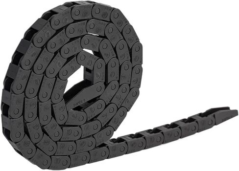 Drive Drag Chain Cable Chains 7 * 7mm Bridge Type Non-Opening 1 Meter Plastic Towline Transmission Drag Chain for Machine(28mm) in Saudi Arabia