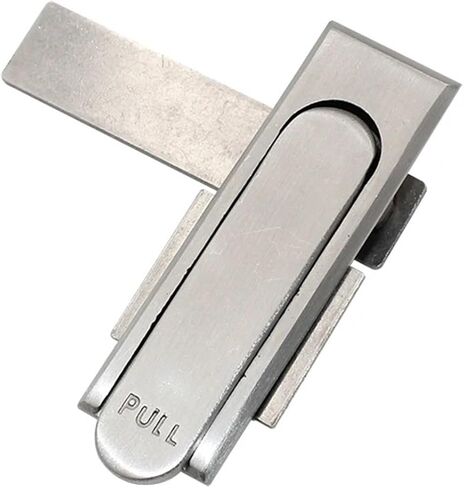 Outdoor Electrical Control Stainless Steel Cabinet Door Handle Lock Mechanical Equipment Handle Lock 1Pcs(Stainless Steel-1) in Saudi Arabia