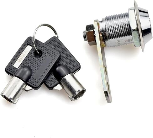 XK201 Zinc Alloy High Security Quarter Turn Trend Double Bit Cabinet Cam Lock for Recydling Bin 1PCS (XK201-40) in Saudi Arabia