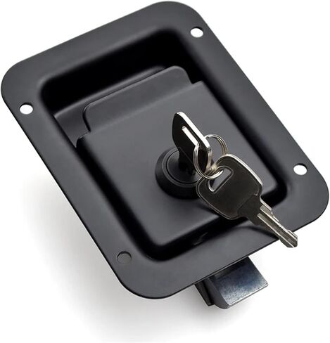 XK104B Carbon Steel Large Panel Lock Heavy Lock Press Type Flat Lock Impact Close Lock 1Pcs(XK104B-T) in Saudi Arabia
