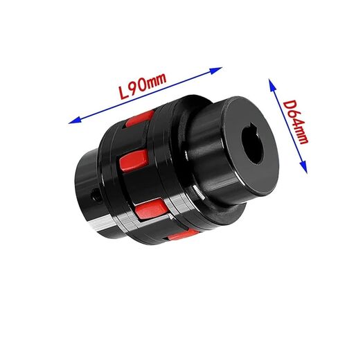 XL3 D64L90 12/14/20/24/26/28/30/38mm GR28 CNC Motor Ballscrew Jaw Spider Plum Steel Shaft Coupler Flexible Couplin 1Pcs(14x22) in Saudi Arabia