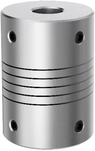 LR-D-D15L20 LR D D15L20 Aluminum Elastic Winding Shaft Coupler Motor Connector 3/4/5/6/7/8mm Thimble Type Customize Flexible CNC Coupling 1Pcs(5mmX8mm) in Saudi Arabia