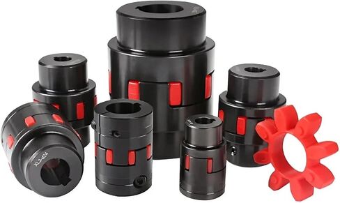 XL4 D78L114 Clamp Type 12/18/22/28/32/35/40/45mm CNC Motor Ballscrew Jaw Spider Plum Steel Shaft Coupler Flexible Couping 1Pcs(14x25) in Saudi Arabia