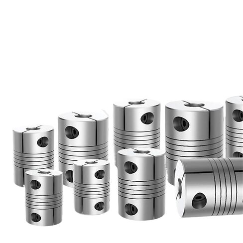 LR-B-D25L30 LR B D25L30 الألومنيوم مرنة عمود اللفات التوصيل موصل محرك مقرن من 5 مم إلى 12 مم تخصيص اقتران CNC مرن 1PCs (12mmx12mm) in Kuwait