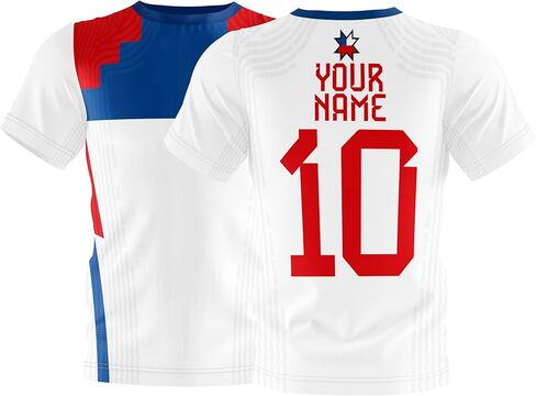 Fan Tshirt Thirt Soccer Chile Retro National Impoication - Jersey Football for Kids عدة أحجام ... in Kuwait