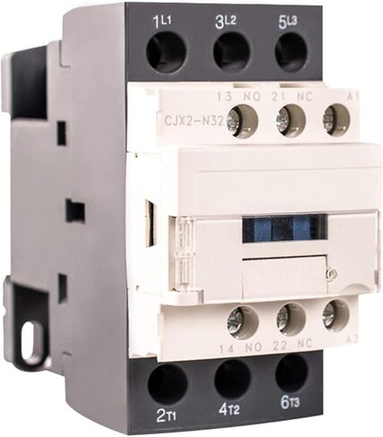 30 أمبير ، 3 عمود مفتوح عادة ومساعد 1NO/1NC الموصل - تحميل المحرك 32A وإضاءة تحميل 50A | IEC 660V ، 110-120VAC لفائف مع قاعدة للسكك الحديدية أو لوحة اللوحة in Kuwait
