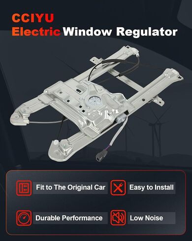 cciyu Rear Left Driver Side Power Window Regulator Replacement fit for 03 04 05 06 for Mitsubishi OutlanderMR573879,389588 Window Regulator whit Motor in Saudi Arabia
