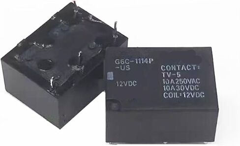 G6C-1114P-US 12VDC G6C1114PUS 12VDC 12V DCV1212DCV 4PIN Relay 2/5pcs(2PCS) in Saudi Arabia