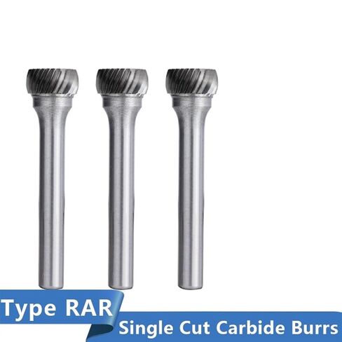Metal Rotary Files 6mm Shank Tungsten Carbide Burr Bit Diameter 2.6-6.3mm Abrasive Wood Carving Tools 1pcs(6.3x16mm) in Saudi Arabia