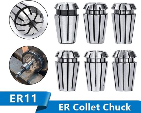 Spring Collet ER11 Collet Chuck 1-7mm Router Spring Chuck لنقش Milling Milling Holder 1PCS (1PC ER11-2.5MM) in Saudi Arabia