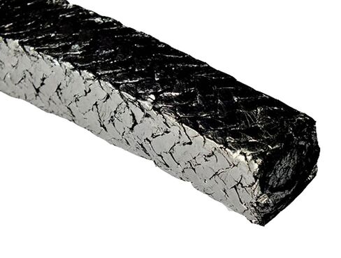 Sterling Seal & Supply SSS1100TCP.500x1-D تعبئة مضفر مرنة مرنة 1/2 "المقطع العرضي ، طول 1 'طول 1100TCP-D ، الجرافيت ، .500" in Kuwait