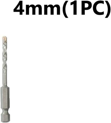 Masonry Drill Bits Tungsten Carbide Tipped Concrete Brick Stone Drilling Set Size 4/5/6/8/10mm Quick Change Hex Shank (Color : 6mm(1PC)) in Saudi Arabia