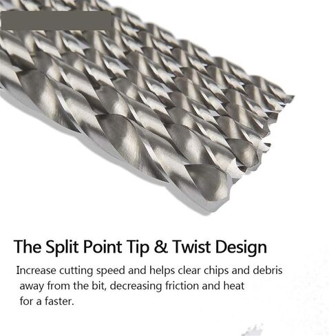 1PC 1mm-20mm Long Drill Bits Metal Wood Plastic HSS Twist Bit (Size : 11.5x205mm 5pc) in Saudi Arabia