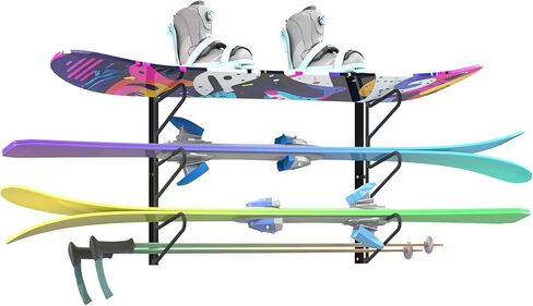 رف تخزين أداة UnitedPower Garden ， منظم المرآب المثبت على الحائط ， حامل الأداة للأداة لأجهزة Garden Garden Rakes Broms in Saudi Arabia