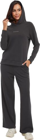 Wiwi Women Women Footsuits Lounge Hoodie مجموعة للسيدات طويلة الأكمام و hogger pant tracksuit s-xxl in Saudi Arabia