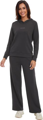 Wiwi Women Women Footsuits Lounge Hoodie مجموعة للسيدات طويلة الأكمام و hogger pant tracksuit s-xxl in Saudi Arabia