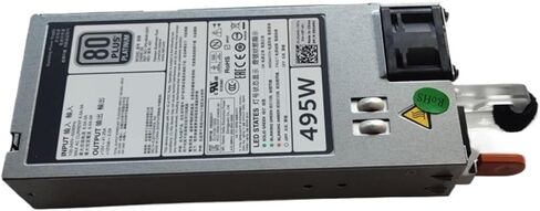 1PC PSU لـ R720 730 620 520 T620 720 495W مزود الطاقة D495E-S0 DPS-495AB A 0N24MJ 03GHW3 033MD5 F495E-S0 09338D (المستخدمة) in Saudi Arabia